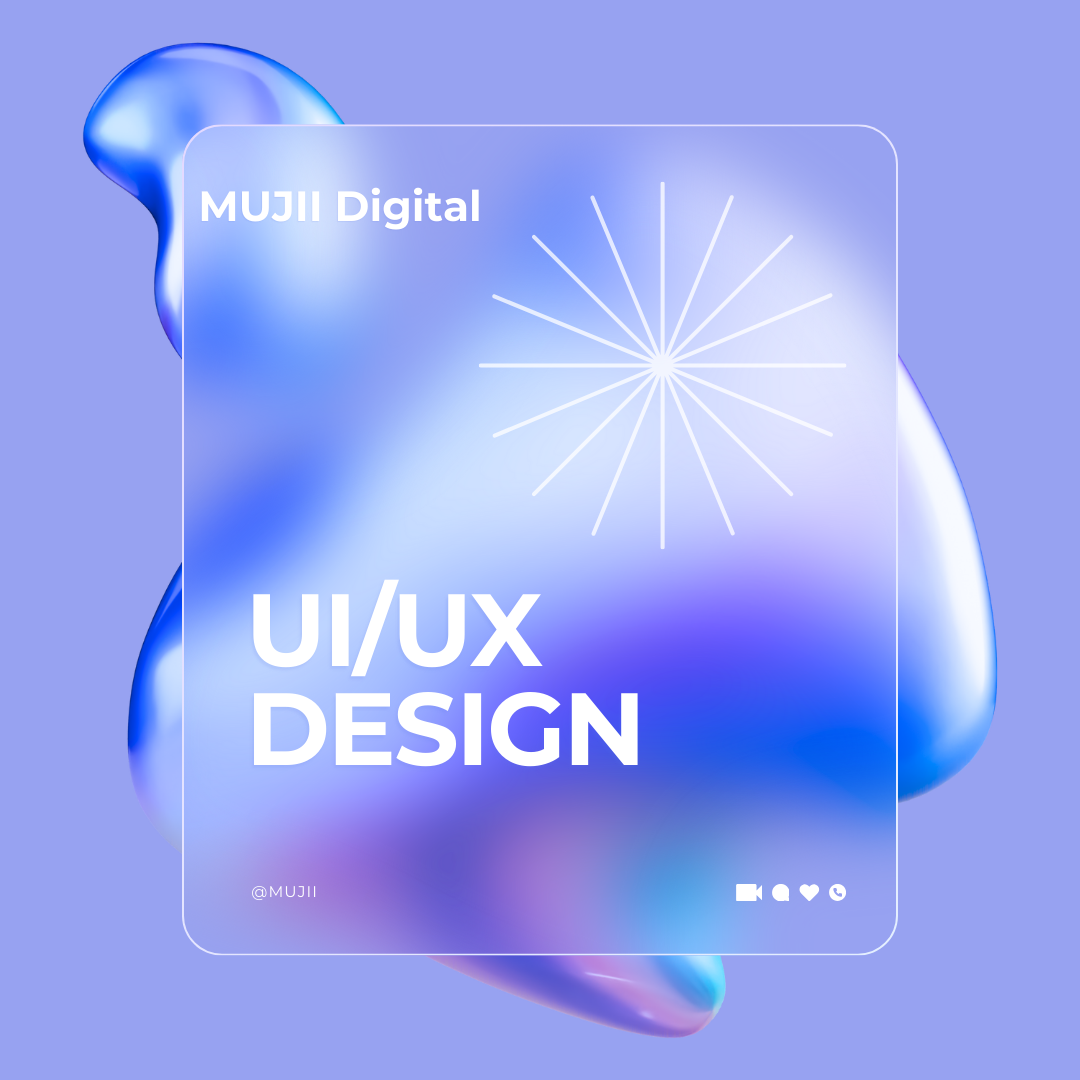 DARK BLUE REPRESENT UX/UI DESIGN